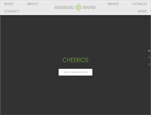 Tablet Screenshot of gratitudesound.com